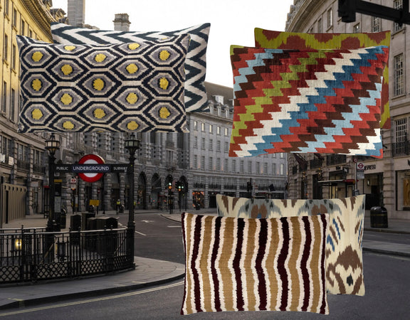 London inspired cushions 