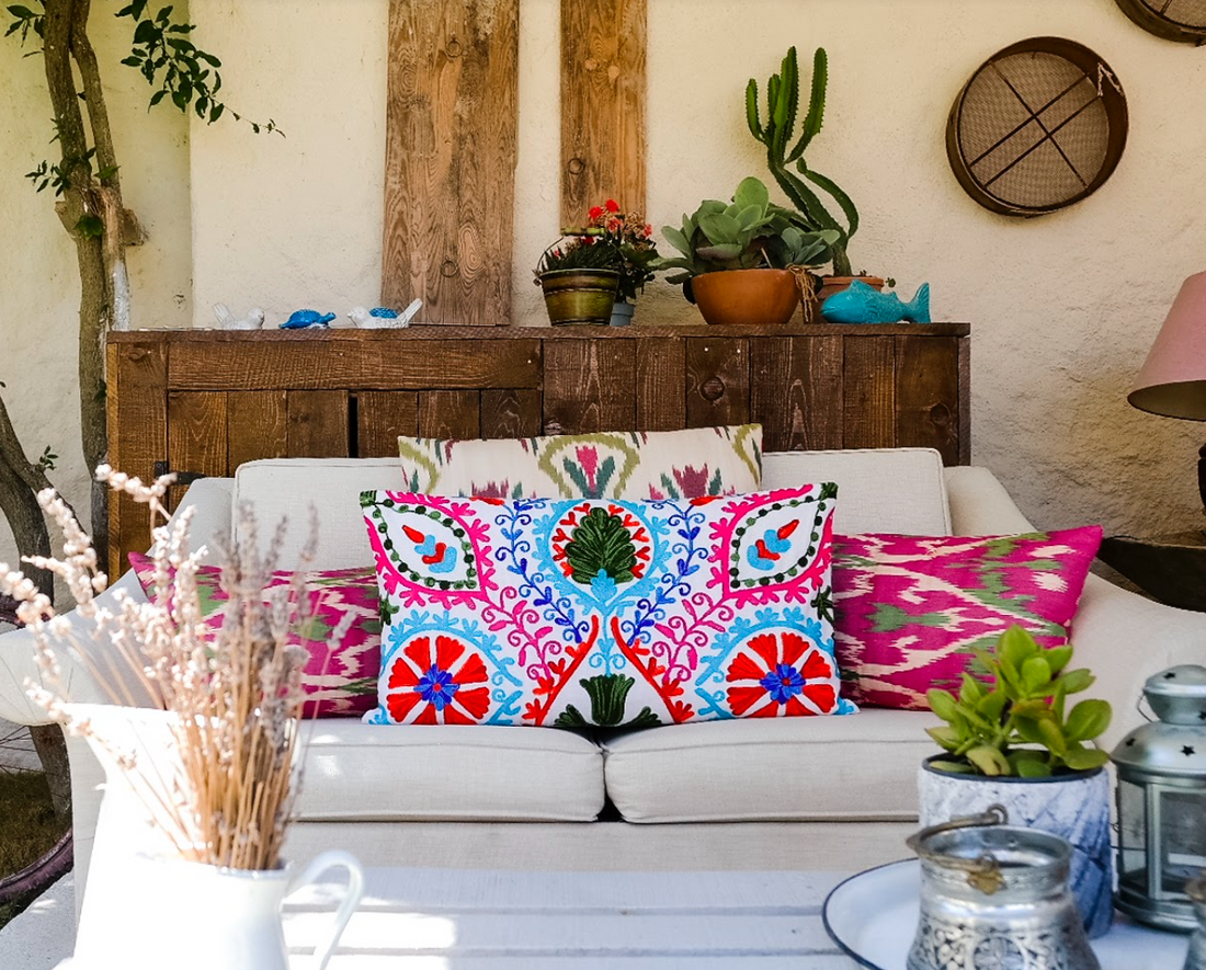 How to Style your Sofa with Heritage Cushions for the Summer