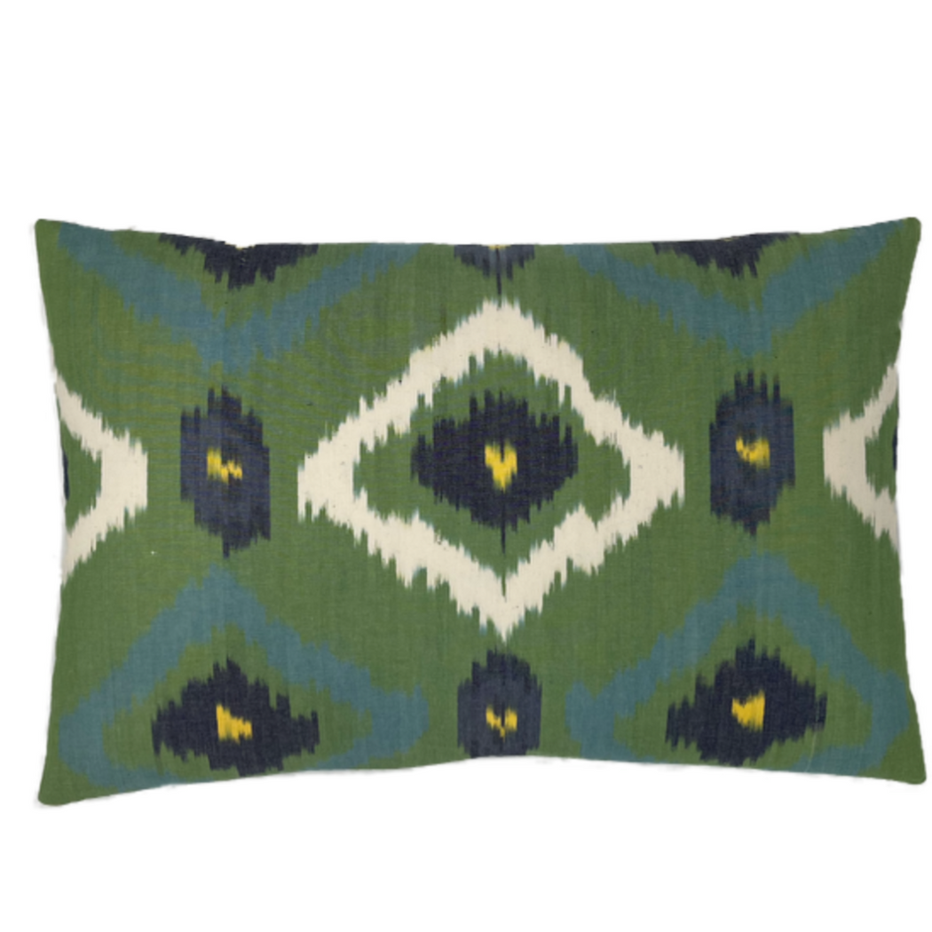 Multicolor luxury Ikat cushions 