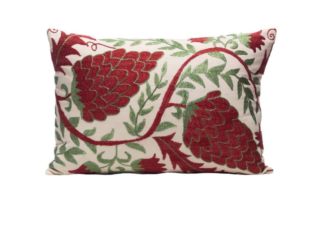 luxurious grape patterned cushion