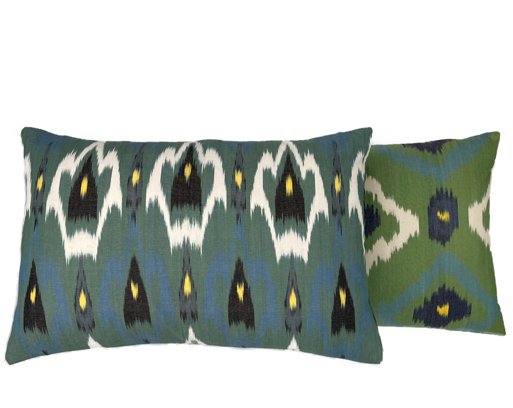 Silk cotton ikat limited edition homedecor cushion collection 